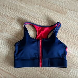 Lunair Australia Front Zipped Padded Sports Bra Small